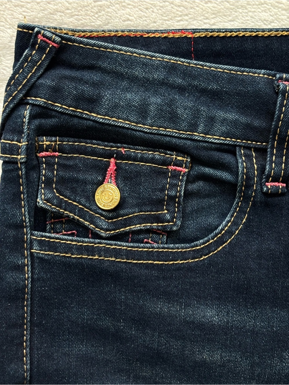 TRUE RELIGION Halle High Rise Skinny Flap Pockets Jeans--NWT--30 - Picture 7 of 16